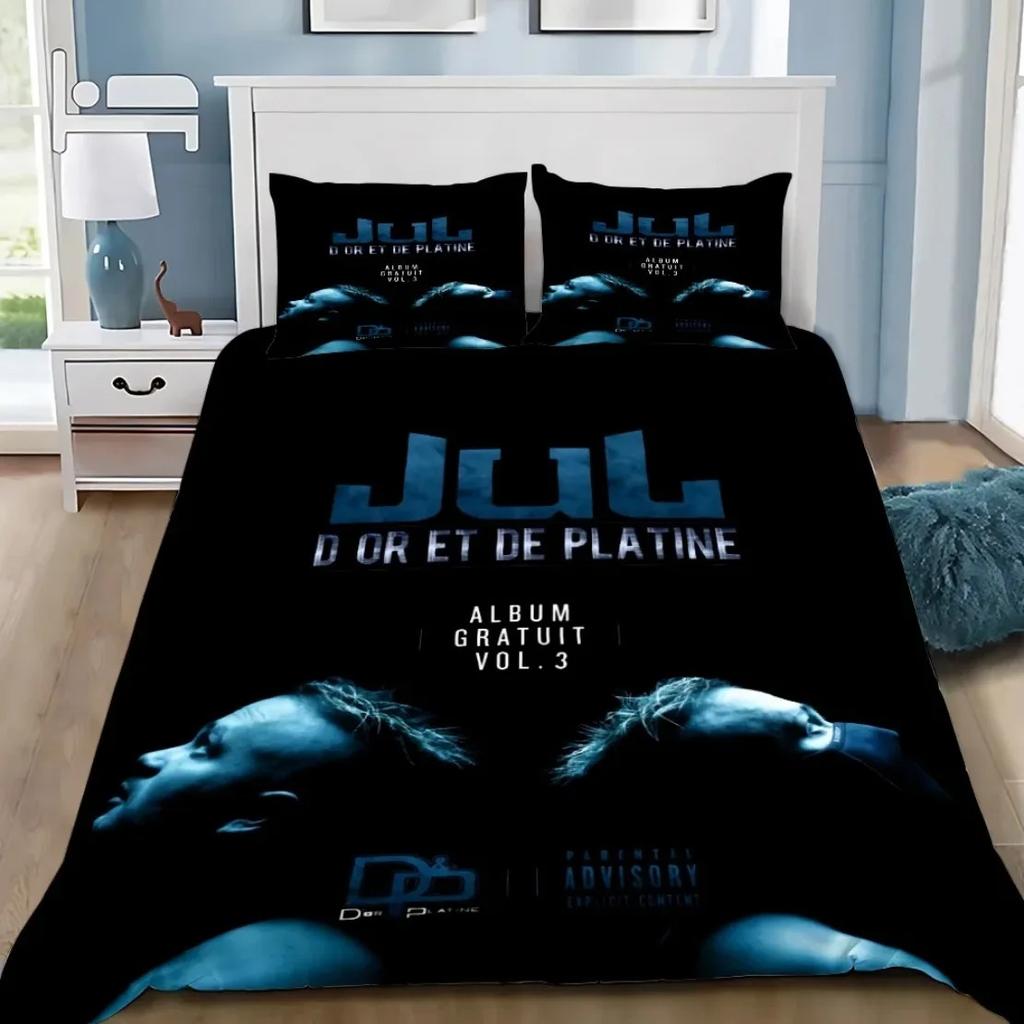 3D Print 2/3pcs JuL Bedding Sets Skin Friendly Soft JuL C'est Pas Duvet Covers Comfortable And Lovely Suitable For All Ages