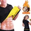 Neoprene Mens Gym Vest Sauna Ultra Sweat Tshirt Body Shaper Cincher Slimming