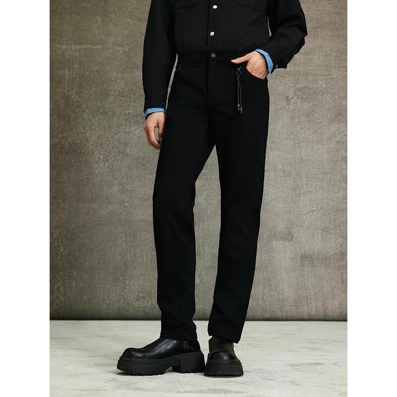 GXG Men's Slim-Fit Black Tapered Jeans