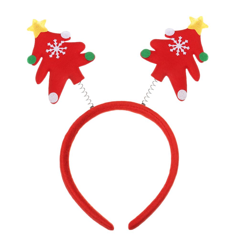 Masquerade Antlers Santa Claus Hair Accessories Christmas Decorations Reindeer Headwear Xmas Hairband Christmas Headbands