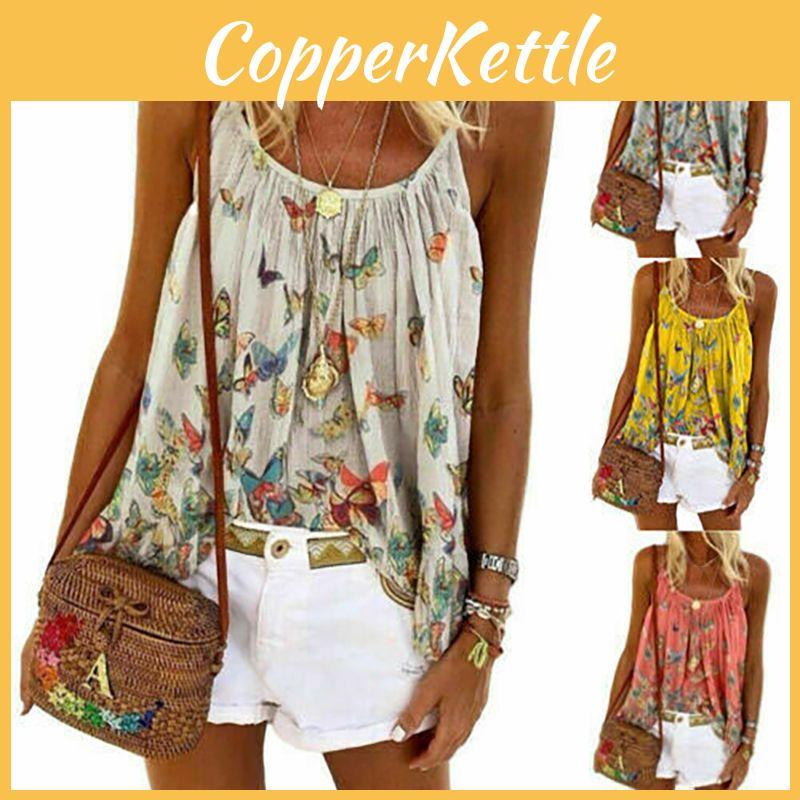 Stylish Women's Swing Vest Sleeveless Cami Top With Flared Ruffle Hem For Plus Sizes