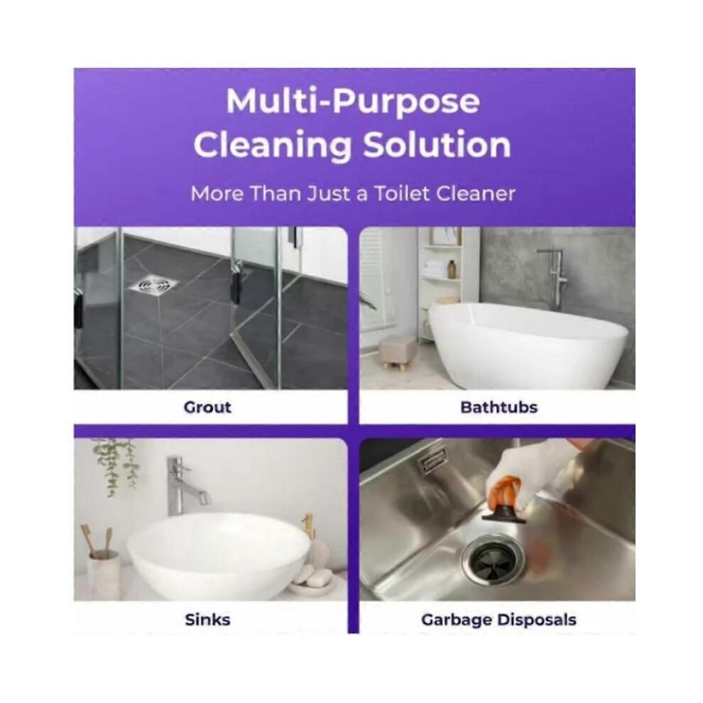 (100 grammi)Fizzclean Schiuma Detergente per WC, Schiuma Detergente Fizzclean Azione Istantanea