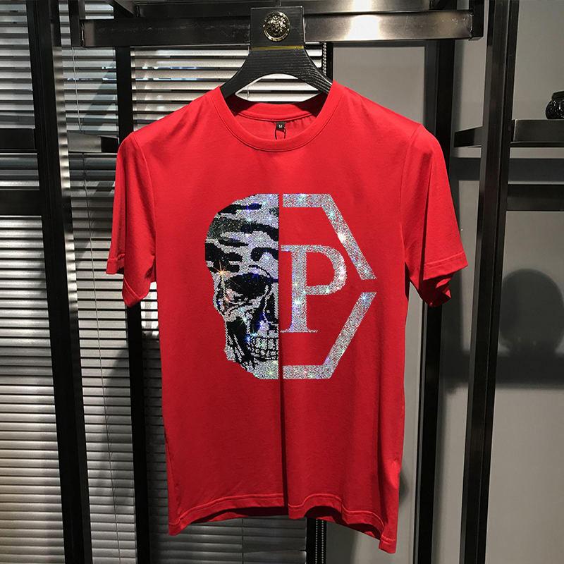 Tricou de lux european de înaltă calitate, de înaltă calitate, pentru bărbați, la modă nouă, cool 3, tricouri cu strasuri de designer, topuri casual Streetwear