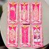 11x5.5cm Cardcaptor Sakura Tarot Deck - Complete 56 Card Set | Pink Sakura Edition for Fans & Cosplay