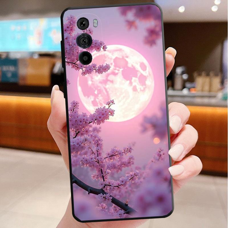 Pink Aesthtic Phone Case For Motorola Edge 50 40 Pro 60 50 40 30 Ultra Neo Fusion Moto G Play G Stylus G Power G