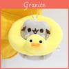 Plush Cat Keychain With Sweet Donut Ring For Kids And Collectors