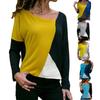 Elegant Fashion Women's Long Sleeve Loose Blouse Casual Shirt Autumn Tops T-shirt