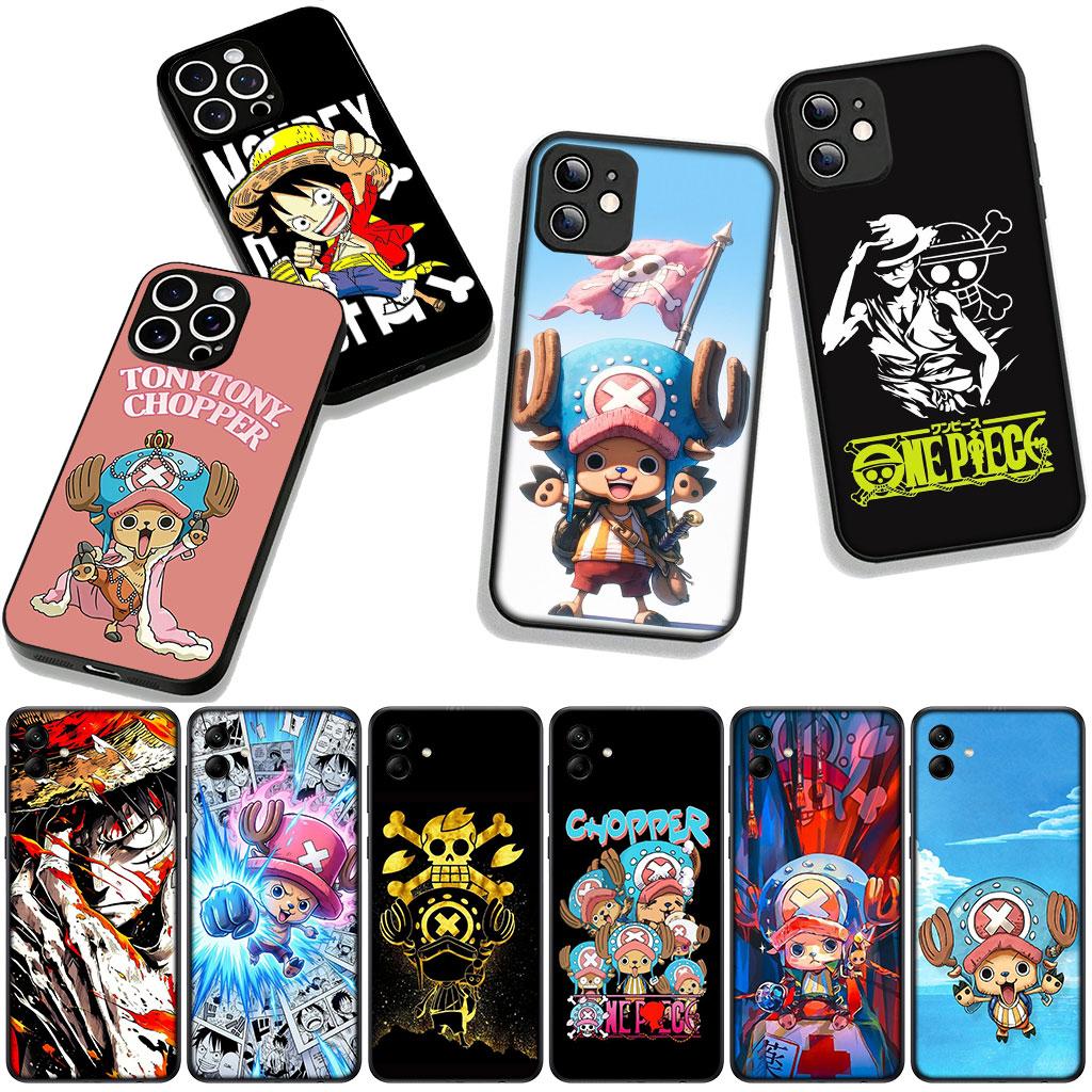 Cover for Apple iPhone 16 15 14 Plus 13 12 Mini 17 Pro Max + ProMax 16E Air 16+ 15+ Phone Case Tony Chopper Luffy One Piece
