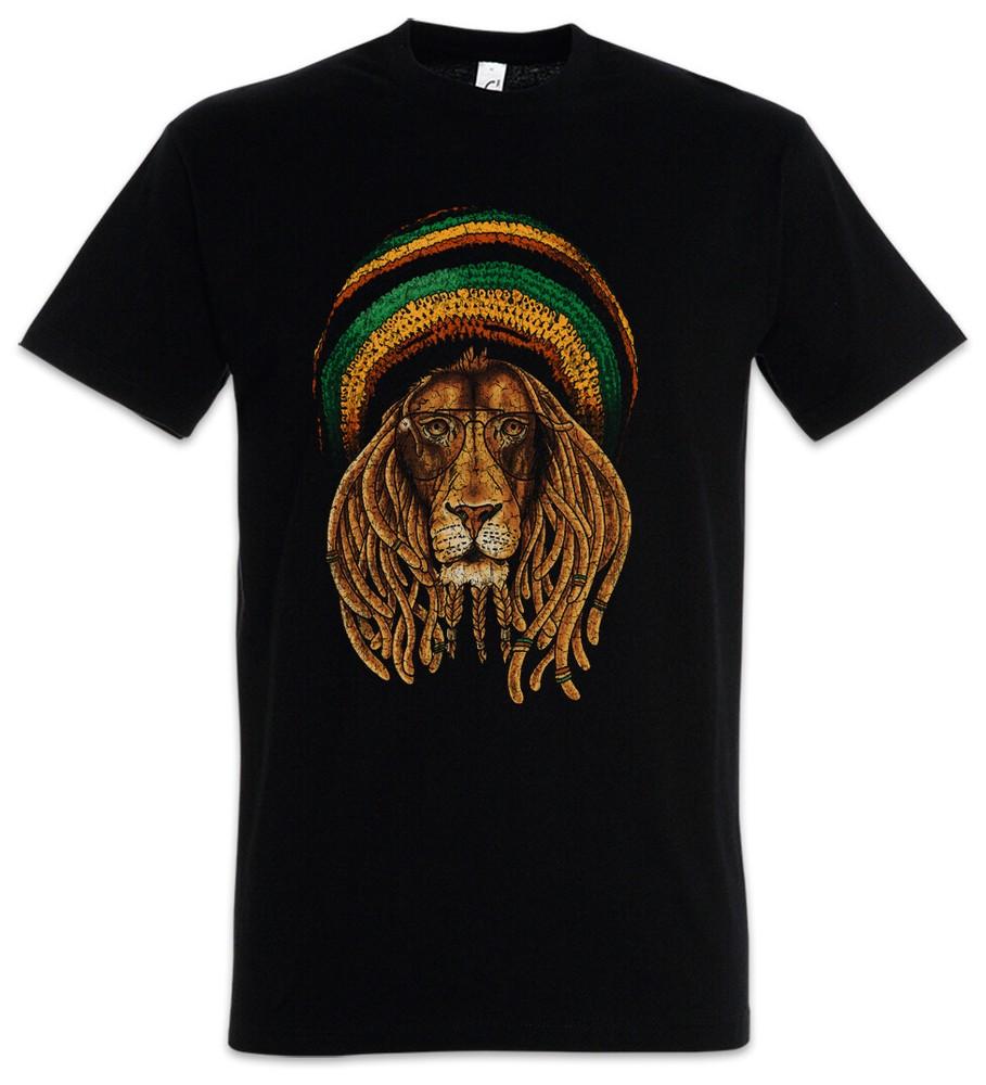 Rastafari Lion III T-Shirt Rasta Jah Babylon Irie Ska Reggae Jamaica Africa