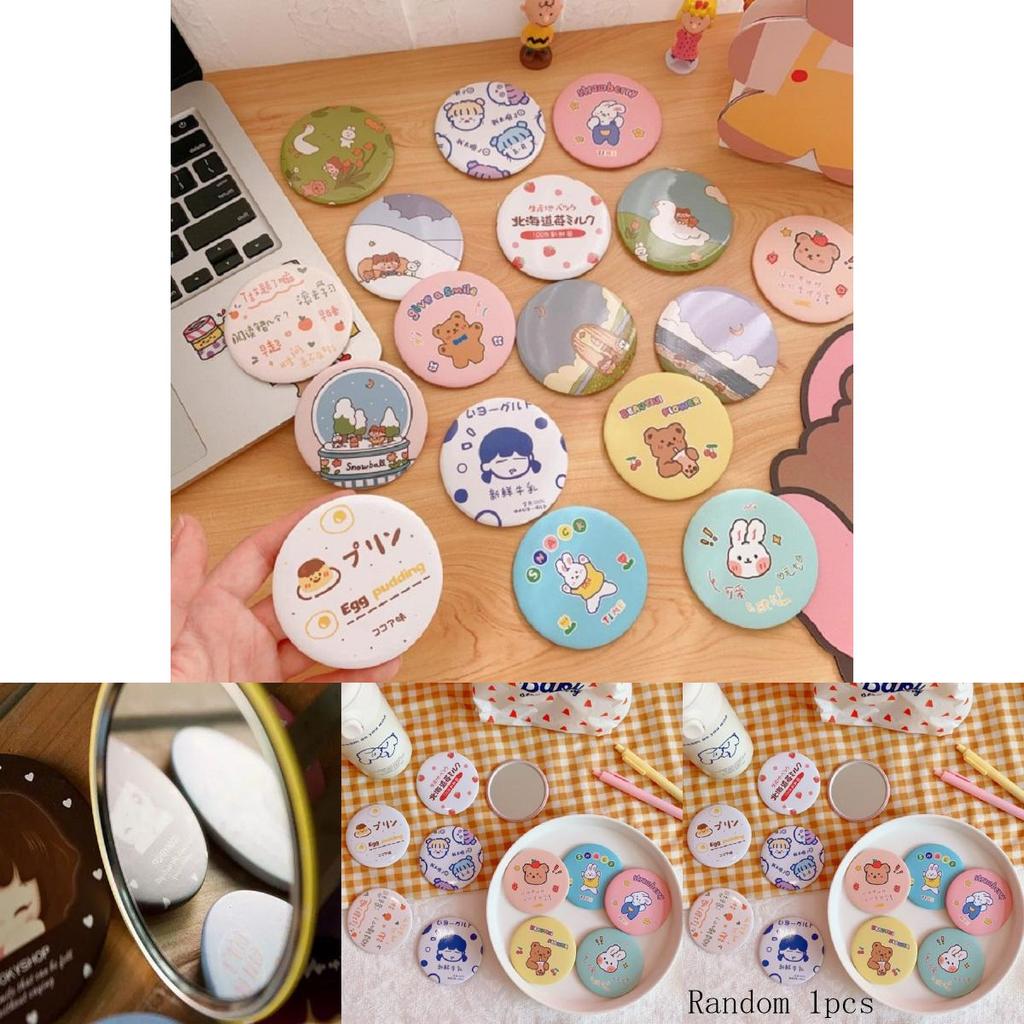 Lightweight Mini Compact Vanity Girls Mirror For Traveling