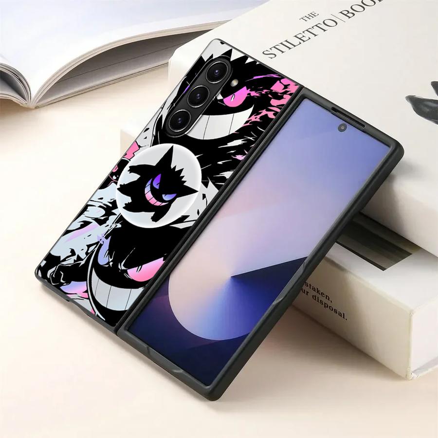 Case for Samsung Galaxy ZFold7 ZFold5 ZFold3 ZFold4 ZFold6 Z Fold 7 6 5 4 3 Back Phone Cover Cool Gengar Pokemon