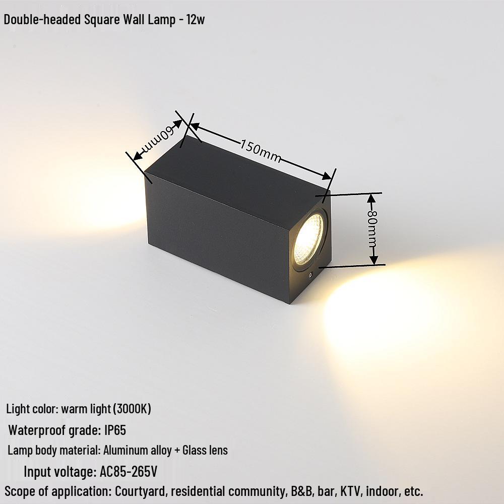 Creative Waterproof Wall Lamp for Living Rooms, Bedrooms, Hallways, and Staircases