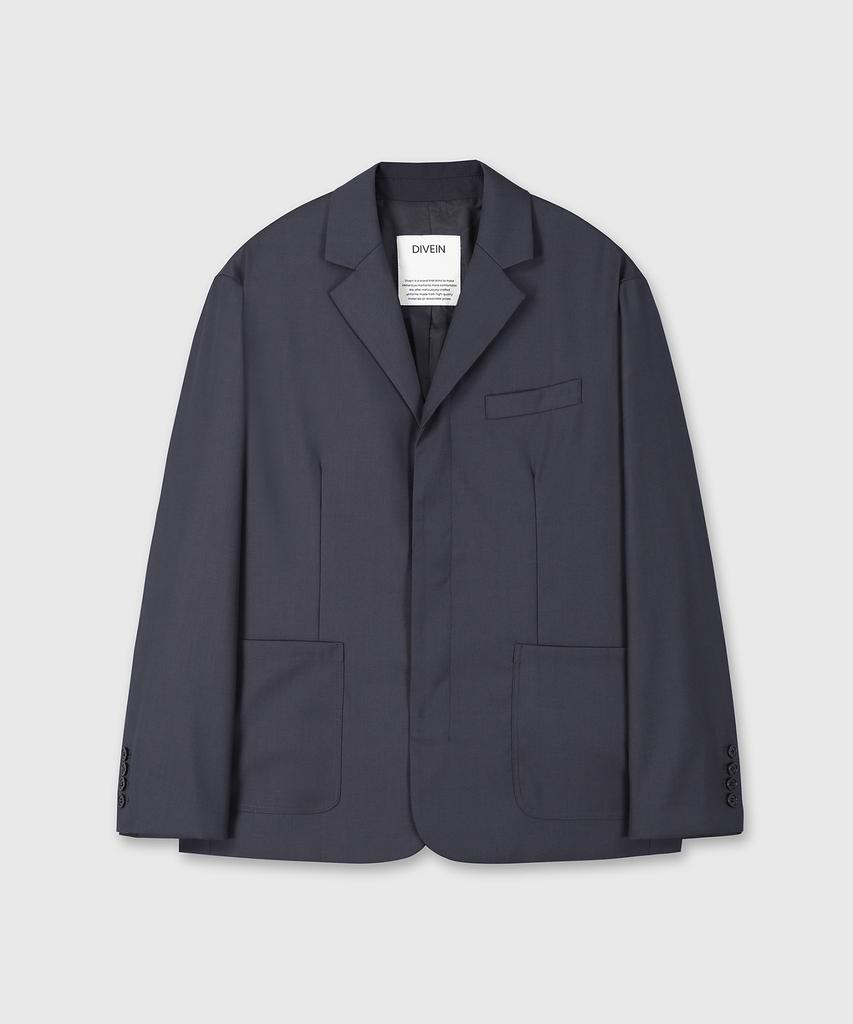 DIVEIN Single Tailored Jacket (Gray)