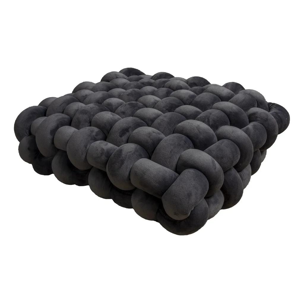 Knotted Square Cushion Nordic Aesthetic Stuffed Pillow Office Chair Decorative Plush Pillow Sleeping Back Knot Hand-made Cushion