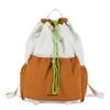 Schoolbag New Casual Backpack Drawstring Beam Contrasting Color Versatile Large Capacity Outdoor Mountaineering Hiking Backpack