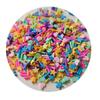 500g Mixed Polymer Hot Clay Heart Star Slices Sprinkles Long Cylindrical Hot Clay for Slime Supplies Tiny Plastic Klei Accessory