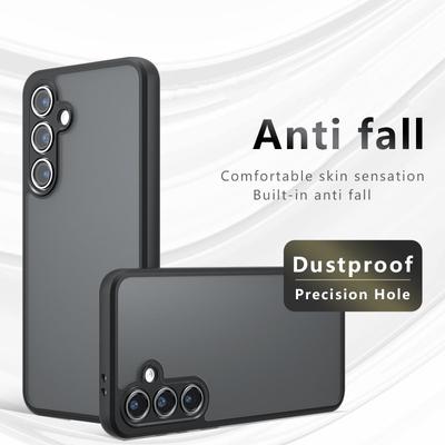 Für Samsung Galaxy S24 Mattes Case Samsung Galaxy S24 Plus S24 Ultra Hülle Coque Matt Transparent PC Rückseite Fundas Samsung S24