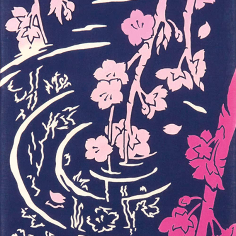 kenema Tenugui Hand Weeping Mirror Cherry Blossom 34 x 90cm Miyamoto-Towel Japanese-made Chū-dyed Towel, Design,