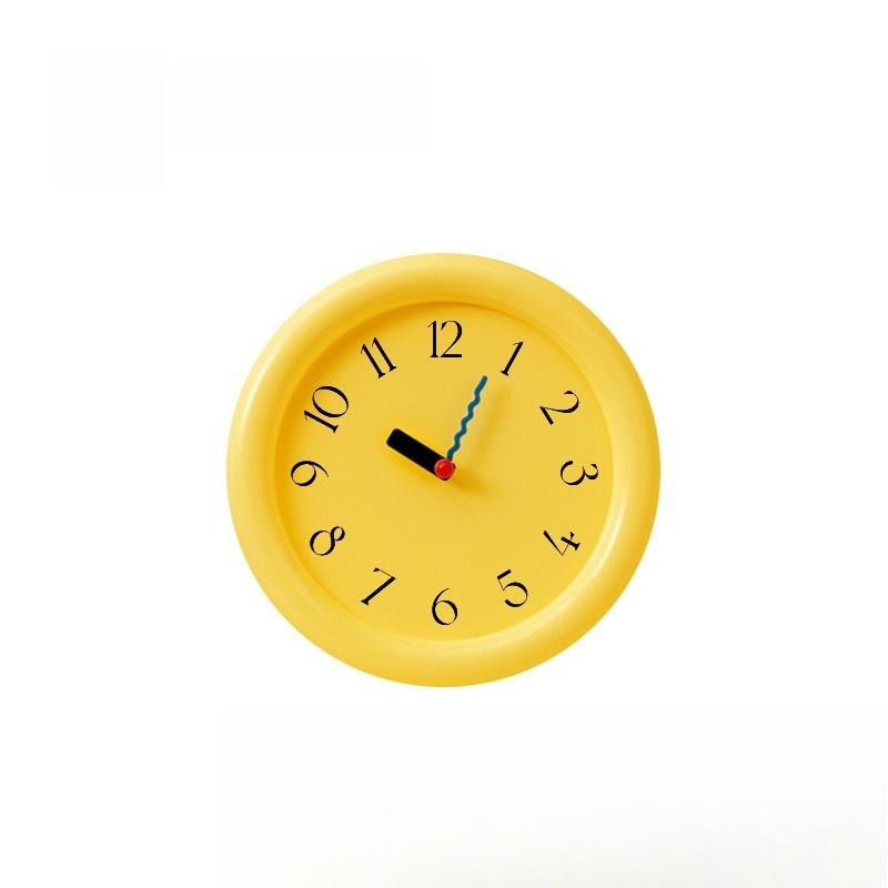 

Time pendulum desktop ins cream wind bubble clock home soft decoration desktop silent wall clock vertical clock жёлтый