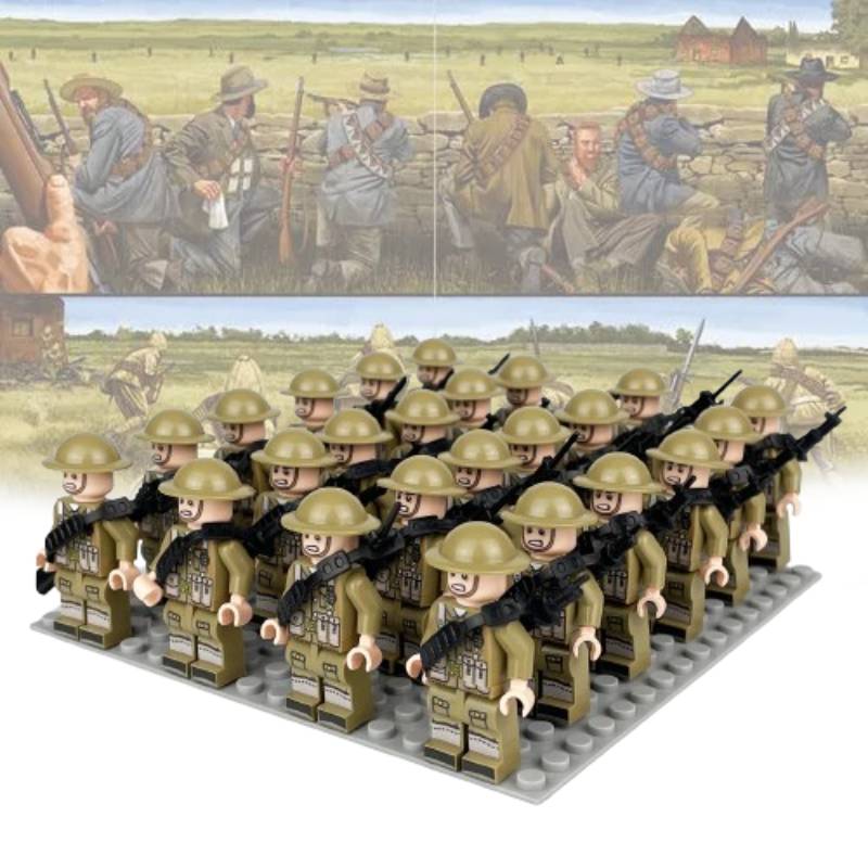 Building Army Square Block Toy Set Classic And Exquisite Particle Square Doll