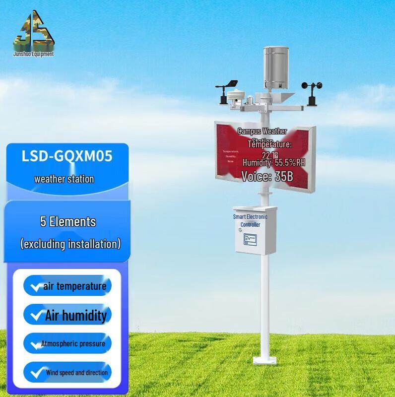 Integrated Outdoor Weather Monitoring Station