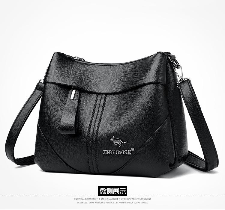 

Bags Women s bags New messenger bags Women s multi-compartment shoulder bags Women s middle-aged women s small square bags one size fits all чорний