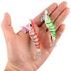 Plastic Hard Bait Shrimp Set Lure Fishing Supplies Fishing Gear Bait 2.0 Squid Hook Luminous Shrimp Fishing Gear Bait