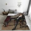 Coperta in Pile Mylene Farmer Stampata Cantante Francese Traspirante Leggera Plaid per Divano Ufficio Copriletti