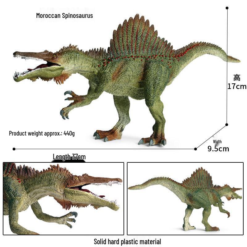 Children's Dinosaur Toy Set: King Kong, Tyrannosaurus Rex, Aurochs, Pachycephalosaurus, Spinosaurus, Therizinosaurus Model.