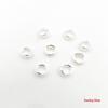 Gilded Double-Hole Jump Ring for DIY Jewelry - Strong Color Retention, Ideal for Pearl Bracelets & Necklaces.