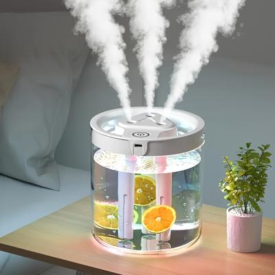 A Large-Capacity Mist Aroma Humidifier Featuring Three-Speed USB Ultra-Quiet Ultrasonic Operation, Three Adjustable Mist Modes