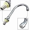 New Bathroom Laboratory Basin Faucet Tap Copper Foot Pedal Brass Basin Mixer Water Faucet Taps Single Cold Water
