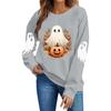 Women's Casual Halloween Hoodie Pullover Sweatshirt Long Sleeve for Holiday Party and Everyday Wear