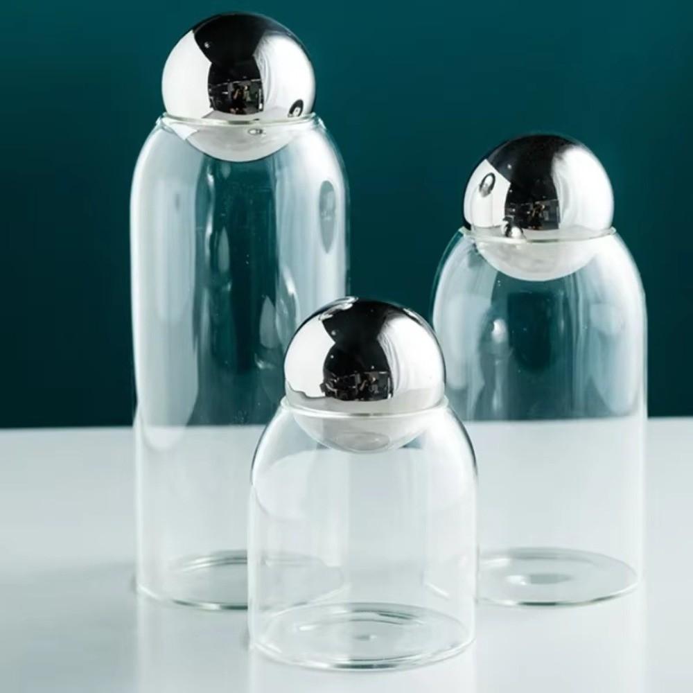 Glass Food Storage Jar Sealing Food Container New Glass Storage Bottle Sugar