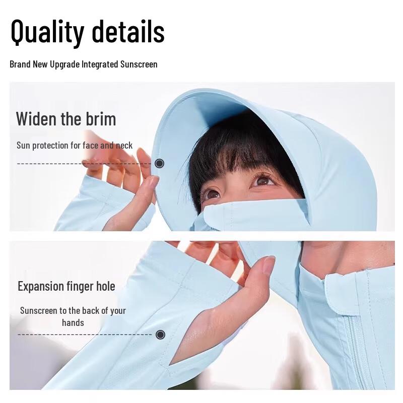 Warrior Women's Cooling UPF50+ Hooded Sun Protection Jacket