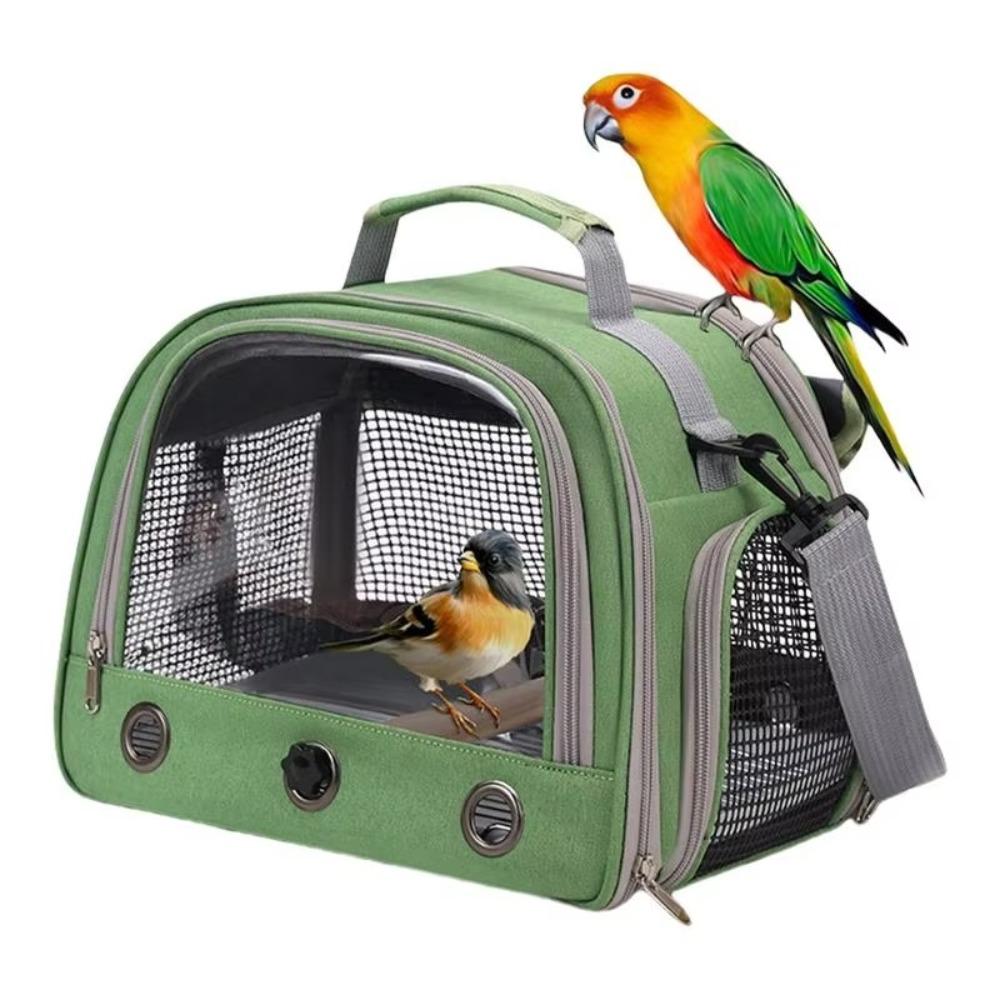 With Tray Parrot Carrier Bag Comfortable Pet Handbag Portable Parrot Travel Bag  Pet Supplies