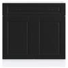 Vidaxl Base Kitchen Cabinet, Porto, Black, Wood-based Material