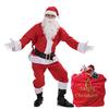 Unisex-Adults Merry Christmas Santa Sack Costume Velour Santa Bag