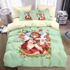 Cute Cartoon Red Hat Girl Print Bedding Sets Twin King Queen Full 2pcs Quilt Cover and Matching Pillowcases 75*50 for Kids Girls