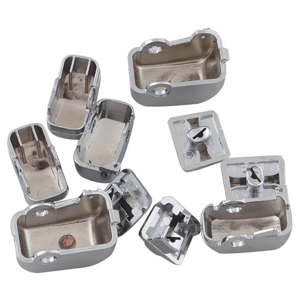 Chrome Hand Control Switch Housing Switch Cap Kit Compatible for Harley Davidson Touring Electra Road Glide Road King Tri Glide Ultra FLHTCU FLTR