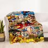 One Piece Adventure Suitable Blanket for Offices, Travel, Living Rooms Also a Good Gift for Friends and Family Suitable for All Seasons.