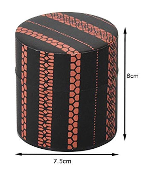 Yamako Haikara-san Tea Caddy, Small, Striped, 87590