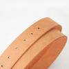 Versatile Natural Cowhide Leather Belt - Single Strap, Casual Business Style