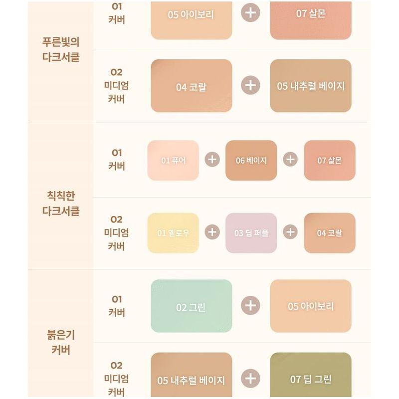 dasique - Pro Concealer Palette - 2 Types