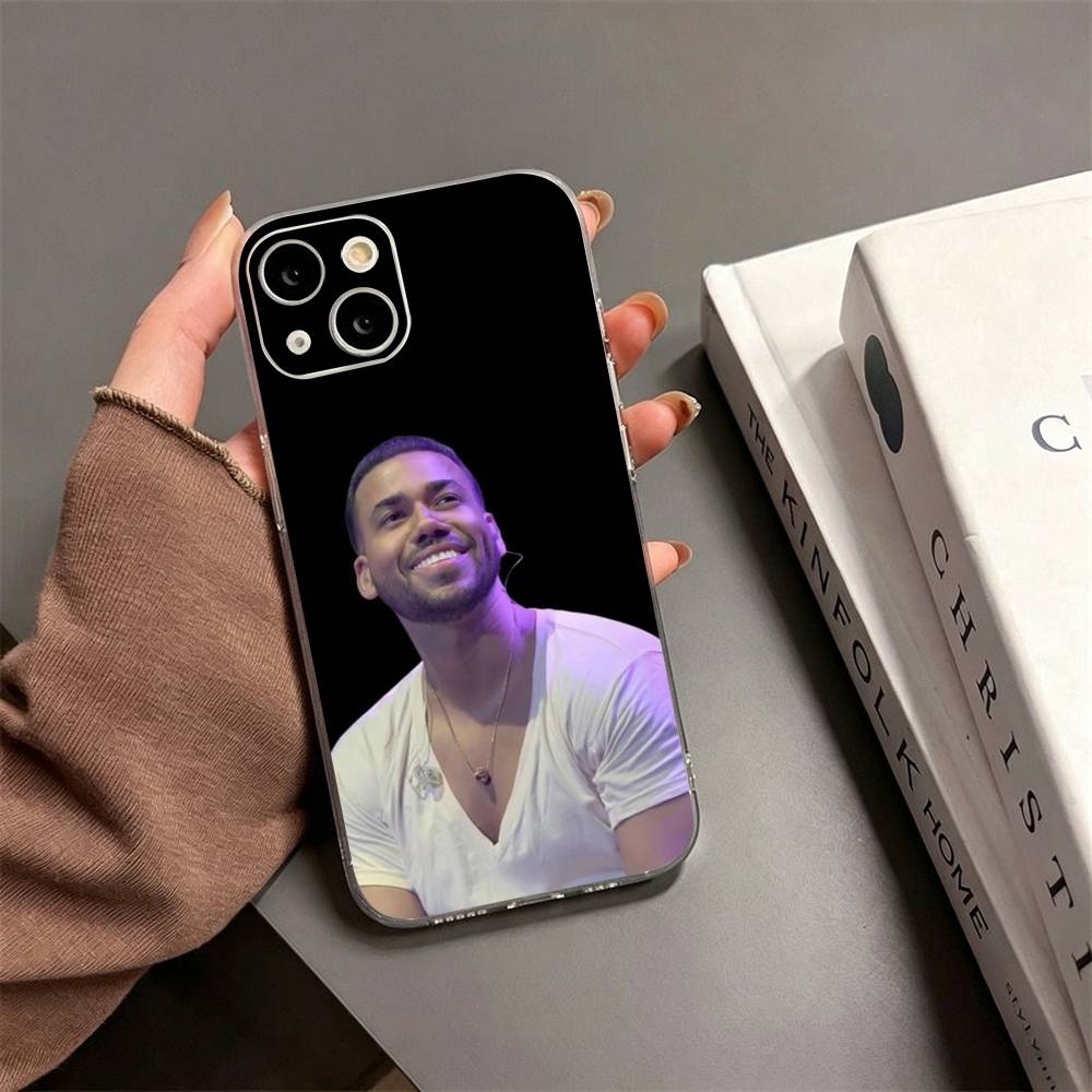 Чехол для телефона певца Romeo Santos для iPhone17,16,15,14,13,12,11 Plus,Pro Max Мягкий прозрачный чехол iPhone14