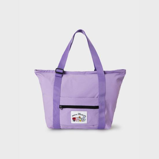

ДИТЯЧА ДОРОЖНЯ СКЛАДНА СУМКА НА ПЛЕЧІ BT21 PURPLE