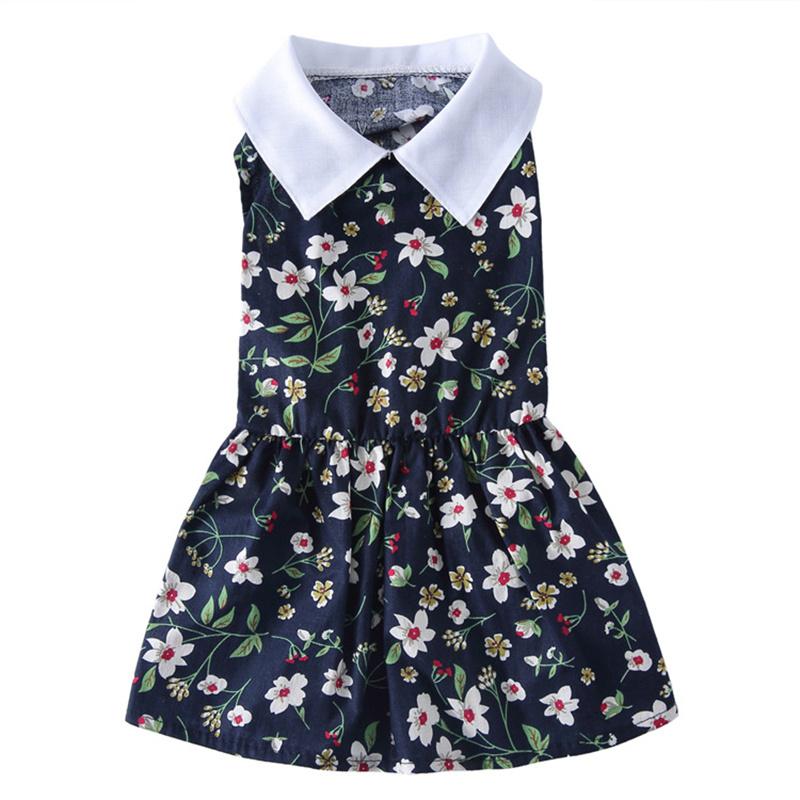 Haine de primăvară și de vară Fusta cu flori pentru animale de companie Haine pentru câini Fusta dragoste pisicuță Haine pentru cățeluș Fusta de vară