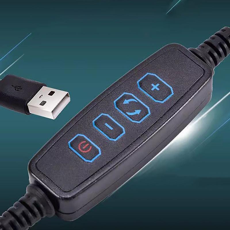 1.5M Usb 5V Led Tri-Color Dimming Color Switch Cable Dimmer 4-Key Controller 2Ch For Low Voltage Led Cct Bicolor Light