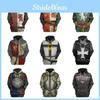 Medieval Knight Hoodie Pullover For Men And Women With Vibrant 3d Printing Design