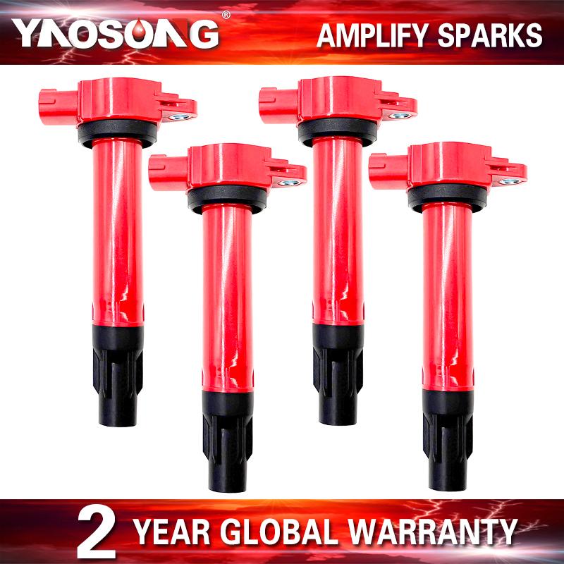 4pcs Ignition Coils For Mitsubishi Lancer Outlander RVR ASX 2.0 2.4 L4 4B11 4B12 1832A016 UF589 C1694 FK0320 PRO 4X